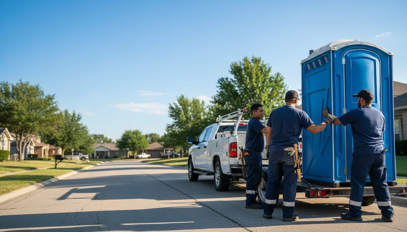 Portable Toilet Rental in Wilmer, TX near me